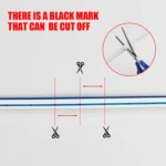 2m Car Daytime Running Super Bright Decorative LED Atmosphere Light - Image 4