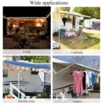 RV Side-mounted Awning Hook Car Canopy Rod Hook - Image 6