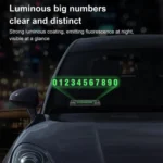 Car Multi-functional Emergency Safety Hammer Temporary Parking Dual Number Plate - Image 12