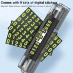 Car Multi-functional Emergency Safety Hammer Temporary Parking Dual Number Plate - Image 9