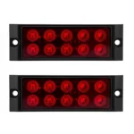 2pcs Car / Truck 10LEDs Side Marker Indicator Lights Bulb Lamp