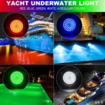 Ship / Yacht 10-30V 90LEDs Waterproof Stainless Steel Underwater Light - Image 8