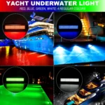 Ship / Yacht 10-30V 120LEDs Waterproof Stainless Steel Underwater Light - Image 7