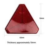 Trucks Trailers RV Triangular Red Reflector - Image 2