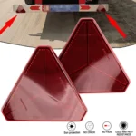 Trucks Trailers RV Triangular Red Reflector - Image 4