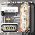 2pcs 12V 3LEDs Motorcycle Mini Water Turn Signal Light - Image 4