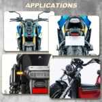 2pcs 12V 3LEDs Motorcycle Mini Water Turn Signal Light - Image 6