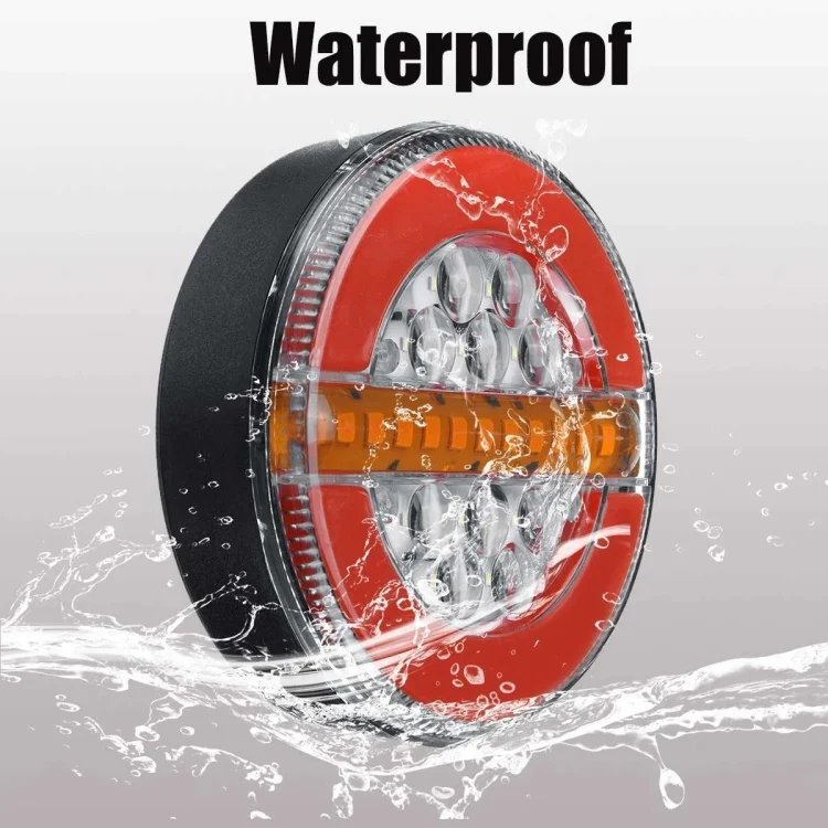 CAR9732_3.webp 4 inch 24V Truck LED Flowing Water Taillight - Image 4