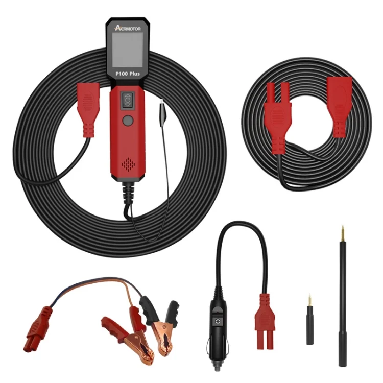 CAR9856_1.webp AERMOTOR P100 Plus 12V 24V Car Circuit Tester - Image 2