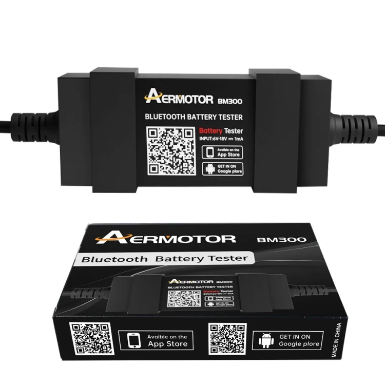CAR9857_1.webp AERMOTOR BM300 Bluetooth 12V Car Battery Tester Battery Analyzer - Image 2