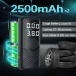 Portable Car Multi-function Digital Display Tire Wireless Electric Air Pump - Image 4