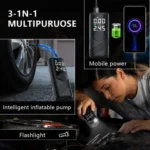 Portable Car Multi-function Digital Display Tire Wireless Electric Air Pump - Image 5