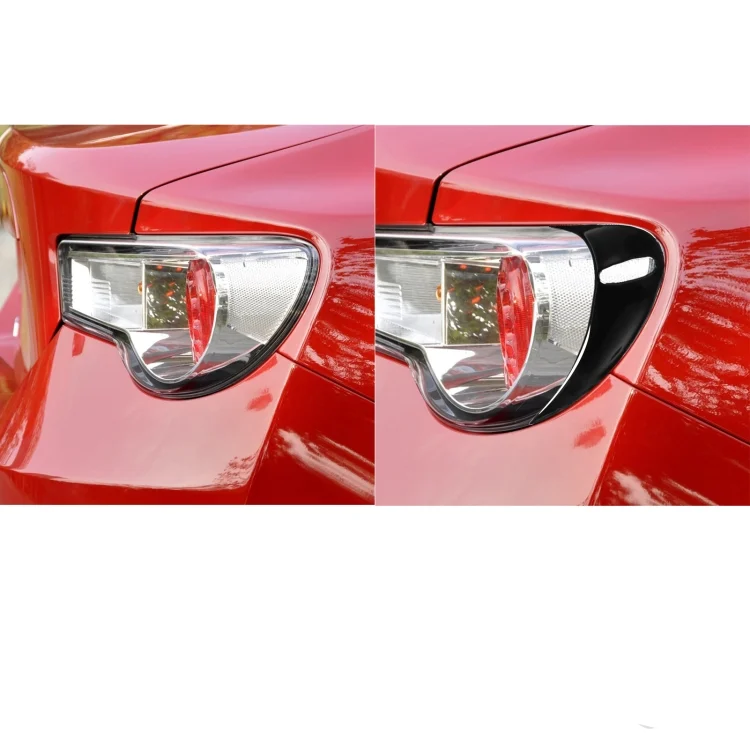 CAR9912_4.webp Pair Car Rear Lamp Eyebrow Soft Decorative Sticker for Toyota GT86 2013-2020 - Image 5