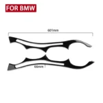 Pair Car Lamp Eyebrow Soft Decorative Sticker for BMW E60 5 Series 2004-2010 - Image 2