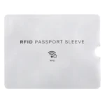 100pcs Aluminum Foil Anti Theft RFID Blocking Sleeve Passport Passbook Protector, Size: 13.5*10.5cm - Image 3