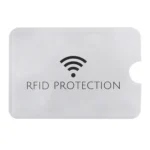 100pcs Aluminum Foil Anti Theft RFID Blocking Sleeve Card Protector, Size: 9.1*6.3cm - Image 2