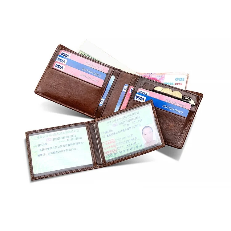 CCB0150_3.webp 8016 Retro Cowhide Leather Multiple Card Slots Wallet for Men, with Removable Card Holder - Image 4