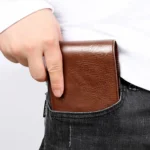 8016 Retro Cowhide Leather Multiple Card Slots Wallet for Men, with Removable Card Holder - Image 9