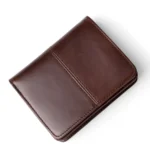 TP-195 Oilskin Leather Multi-functional Change Purse RFID Leather Wallet - Image 2