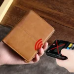 TP-195 Oilskin Leather Multi-functional Change Purse RFID Leather Wallet - Image 7