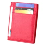 Cowhide Leather Solid Color Zipper Card Holder Wallet RFID Blocking Coin Purse Card Bag Protect Case, Size: 11*8*1.5cm - Image 3