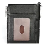 LT3529 Retro Crazy Horse Texture Double Zipper Anti-magnetic RFID Chain Wallet with Card Slots - Image 3