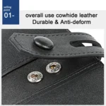 LT3529 Retro Crazy Horse Texture Double Zipper Anti-magnetic RFID Chain Wallet with Card Slots - Image 9