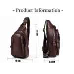 6027 Men Crossbody Bag Casual Multi-function Shoulder Waist Bag - Image 6