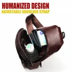 6027 Men Crossbody Bag Casual Multi-function Shoulder Waist Bag - Image 7