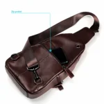 6027 Men Crossbody Bag Casual Multi-function Shoulder Waist Bag - Image 10