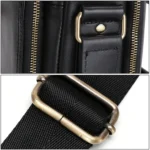 6028 Multifunctional Fashion Top-grain Leather Messenger Bag Casual Men Shoulder Bag - Image 11