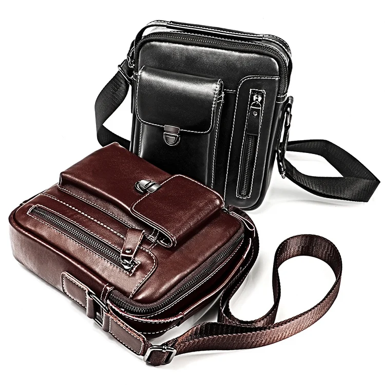 CCB2213_B1.webp 6029 Multifunctional Fashion Top-grain Leather Messenger Bag Casual Men Shoulder Bag - Image 2