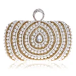 Women Fashion Banquet Party Pearl Handbag