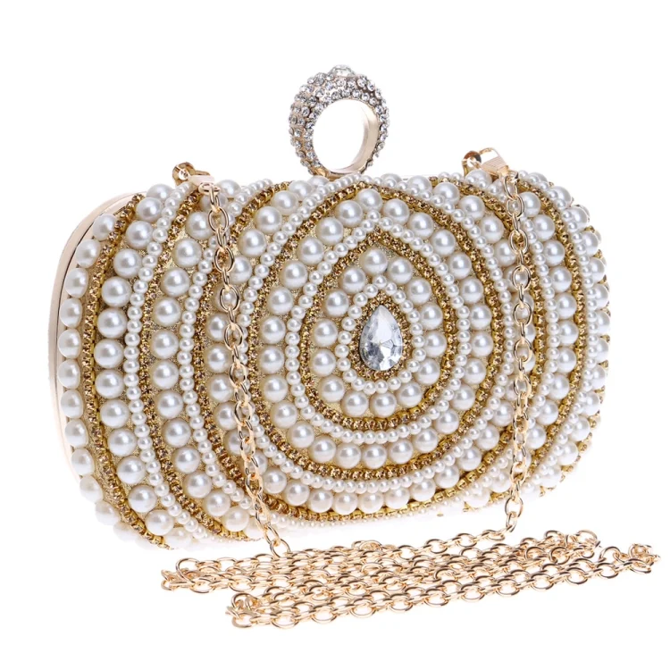 CCB2967J_2.webp Women Fashion Banquet Party Pearl Handbag - Image 3