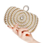 Women Fashion Banquet Party Pearl Handbag - Image 7