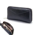 2-Folding Square Genuine Leather Handbag