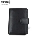 Antimagnet RFID Genuine Leather Wallet / Passport Package / Cowhide Card Slot for man