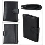 Antimagnet RFID Genuine Leather Wallet / Passport Package / Cowhide Card Slot for man - Image 3