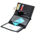 8219 Antimagnetic RFID Men Multi-functional Wallet Card Bag Passport Package - Image 4