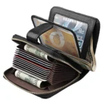 KB132 Female Style Full Grain Cow Leather Multifunctional RFID Wallet/ Card Bag/ Driving License Package - Image 7