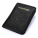 Litchi Texture Multifunctional Genuine Leather Passport Package for travel - Image 3