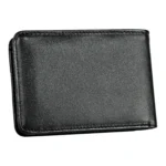 KB186 Antimagnetic RFID Mini Crazy Horse Texture Leather Billfold Card Wallet for Men and Women - Image 4