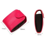 KB187 Litchi Texture Leather Large-capacity Card Holder Wallet - Image 4