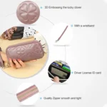 2026 Multifunctional Litchi Texture Women Large Capacity Hand Wallet Shell bag with Card Slots - Image 11