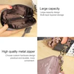 2026 Multifunctional Litchi Texture Women Large Capacity Hand Wallet Shell bag with Card Slots - Image 8