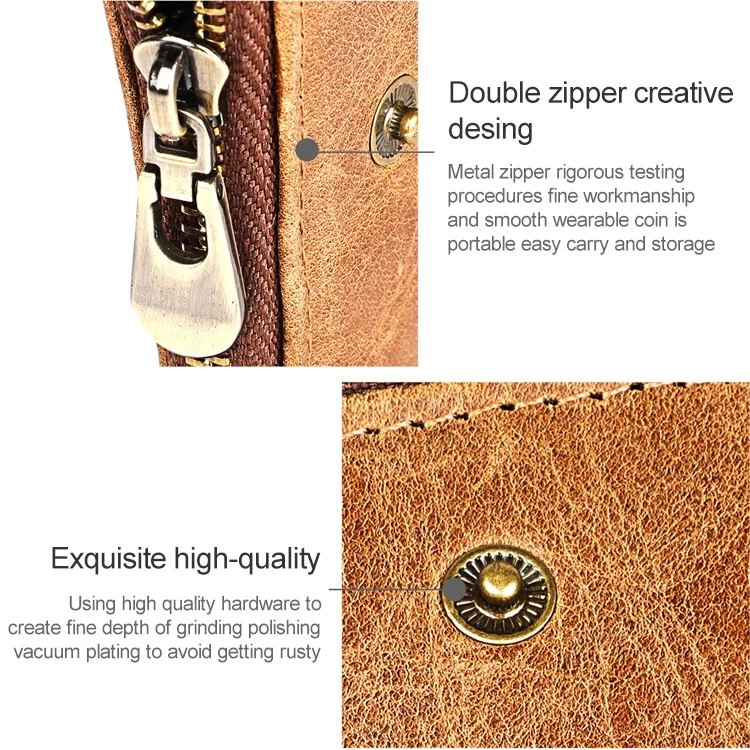 CCB6673B_10.webp 3533 Antimagnetic RFID Top-grain Leather Crazy Horse Texture Men Business Leisure Wallet - Image 11