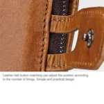 3577 Antimagnetic RFID Men and Women Crazy Horse Texture Leather Zipper Wallet - Image 10