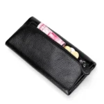3591C Multi-function Litchi Texture Leather Wallet Large-capacity Purse - Image 3
