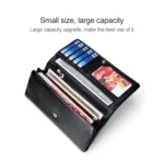3591C Multi-function Litchi Texture Leather Wallet Large-capacity Purse - Image 4