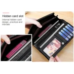 3591C Multi-function Litchi Texture Leather Wallet Large-capacity Purse - Image 8